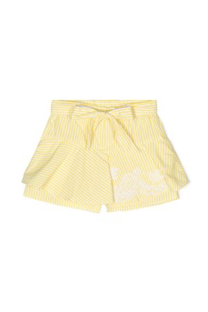 yellow cotton shorts ERMANNO SCERVINO KIDS | SFGO009CCR005D192